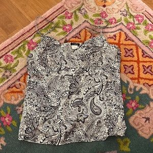 J. Crew paisley tank